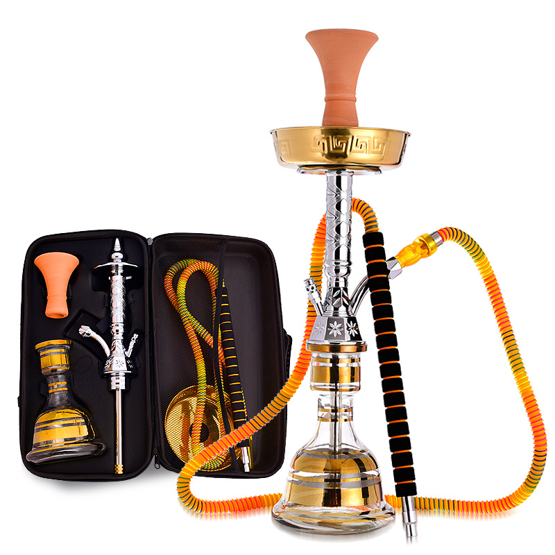 Single-Hose Hookah Set with Carry Bag