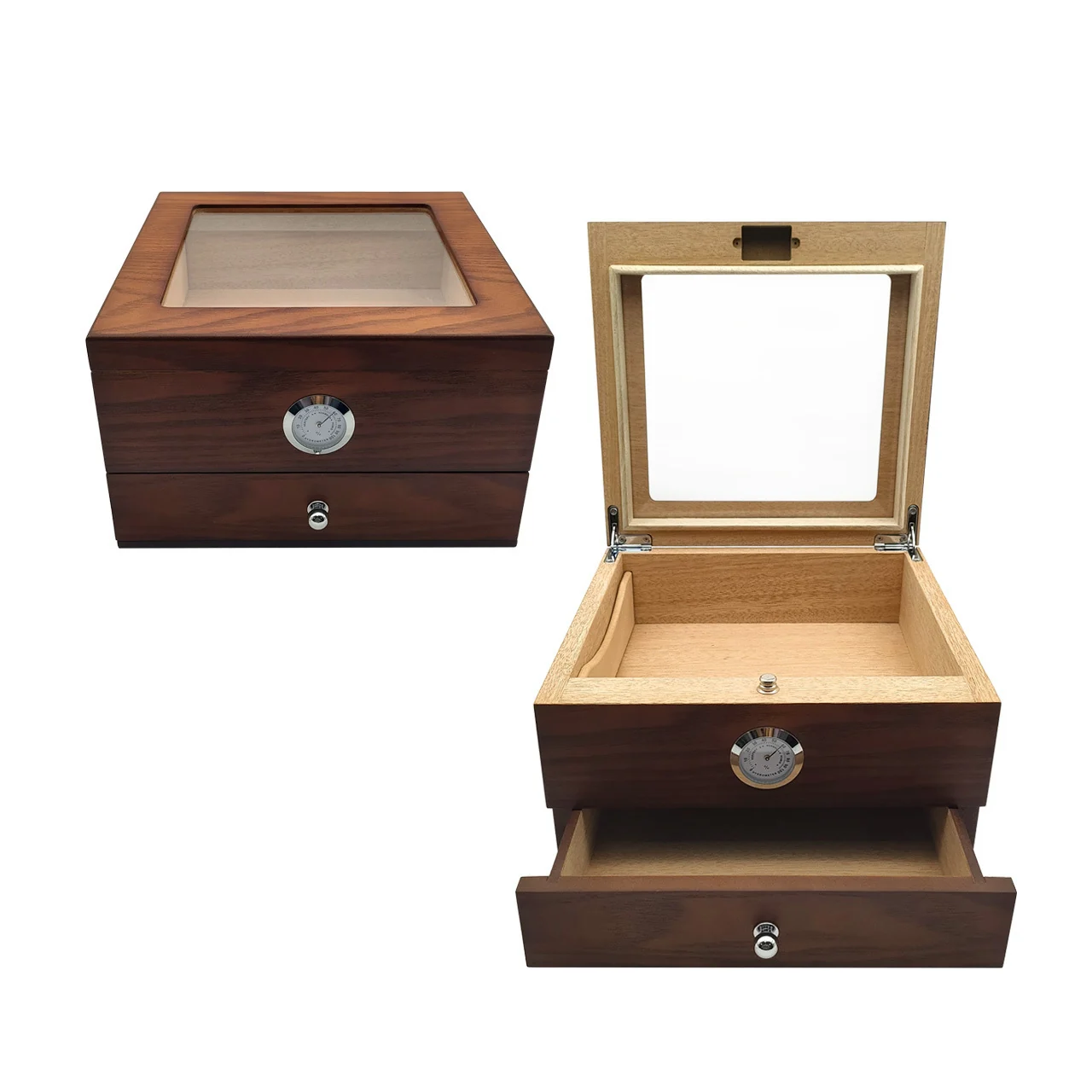 Solid Wood Cigar Storage Box