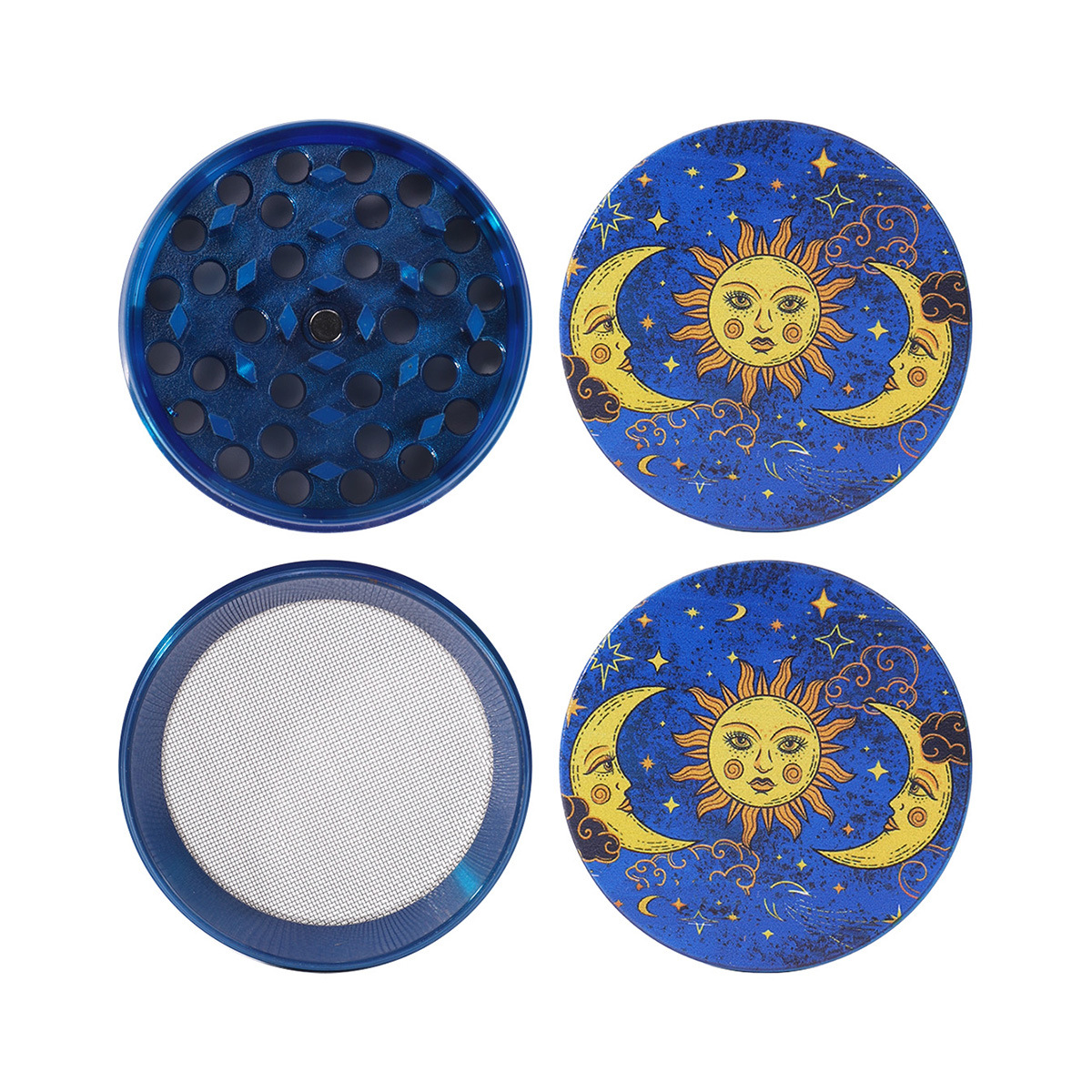 Rolling Tray and Zinc Alloy Grinder Set
