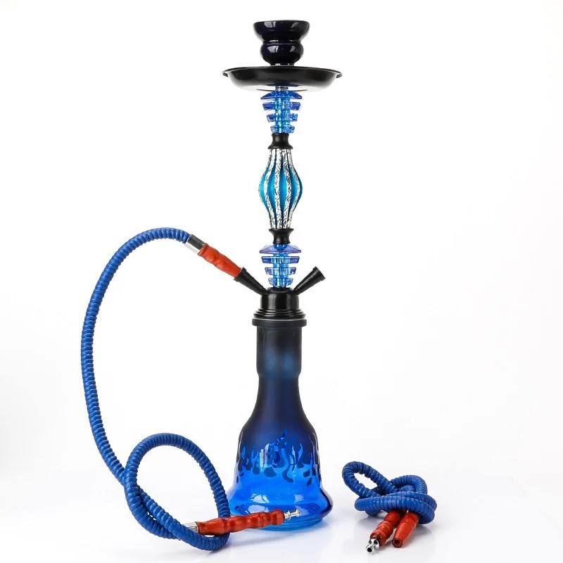 Medium Two-Hose Glass Hookah Set