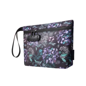 Colorful Smell-Proof Combination Lock Storage Bag for Documents, Stamps and Pipes