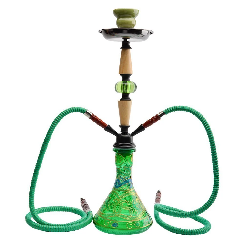 Medium Hookah with Wood Details