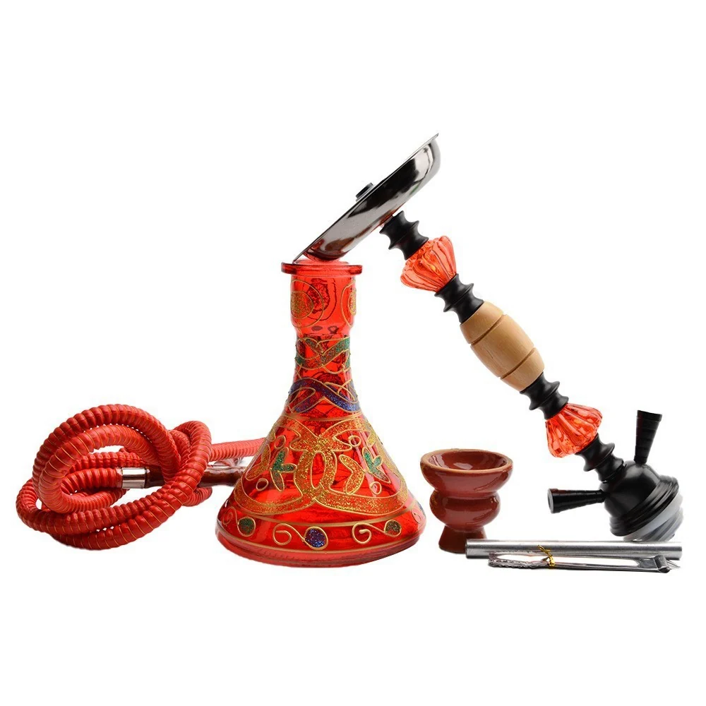Medium Hookah with Wood Details
