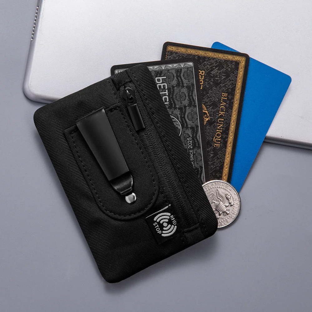 RFID-Blocking Concealed Waist-Clip Travel Wallet for Cards and Coins — application 002