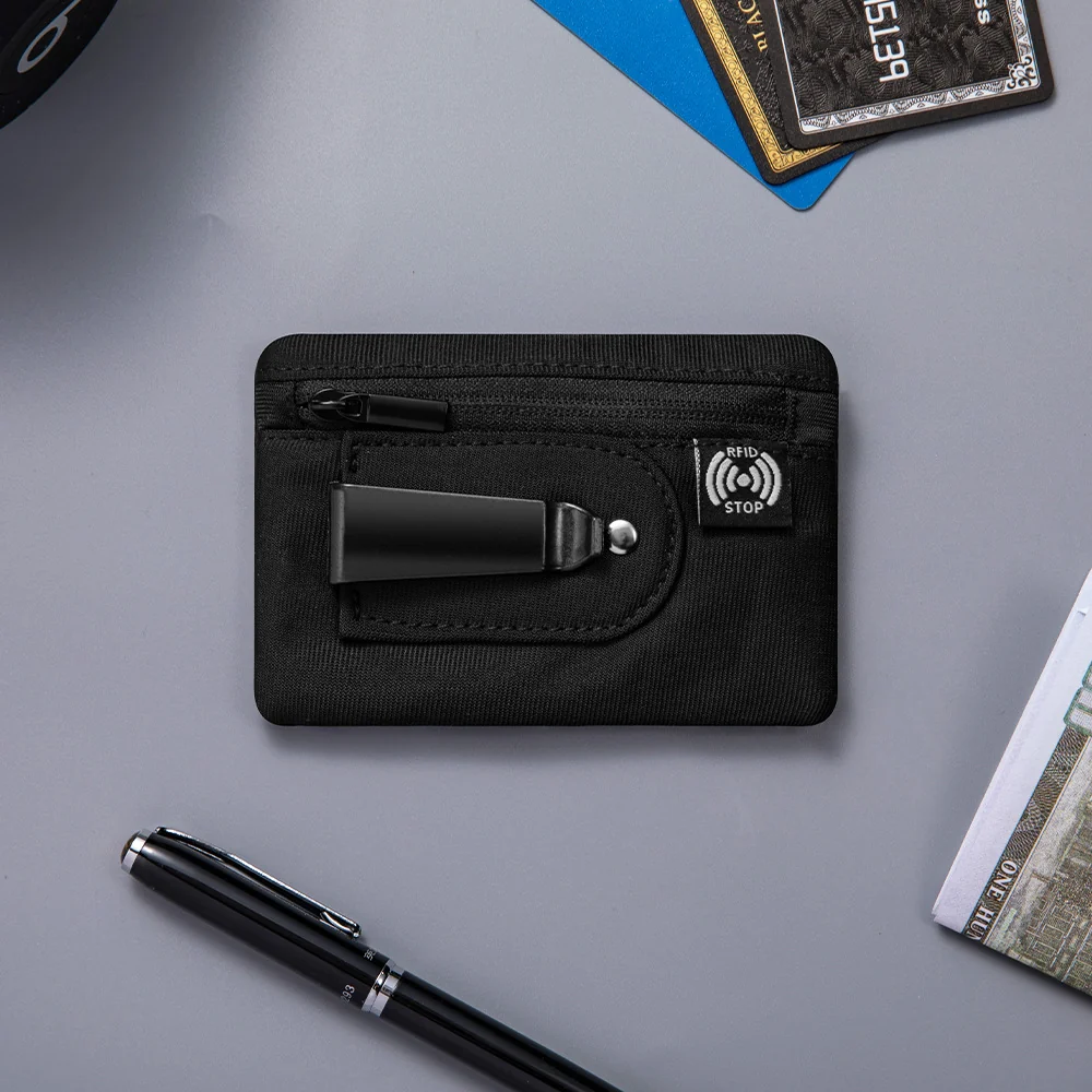 RFID-Blocking Concealed Waist-Clip Travel Wallet for Cards and Coins — application 004