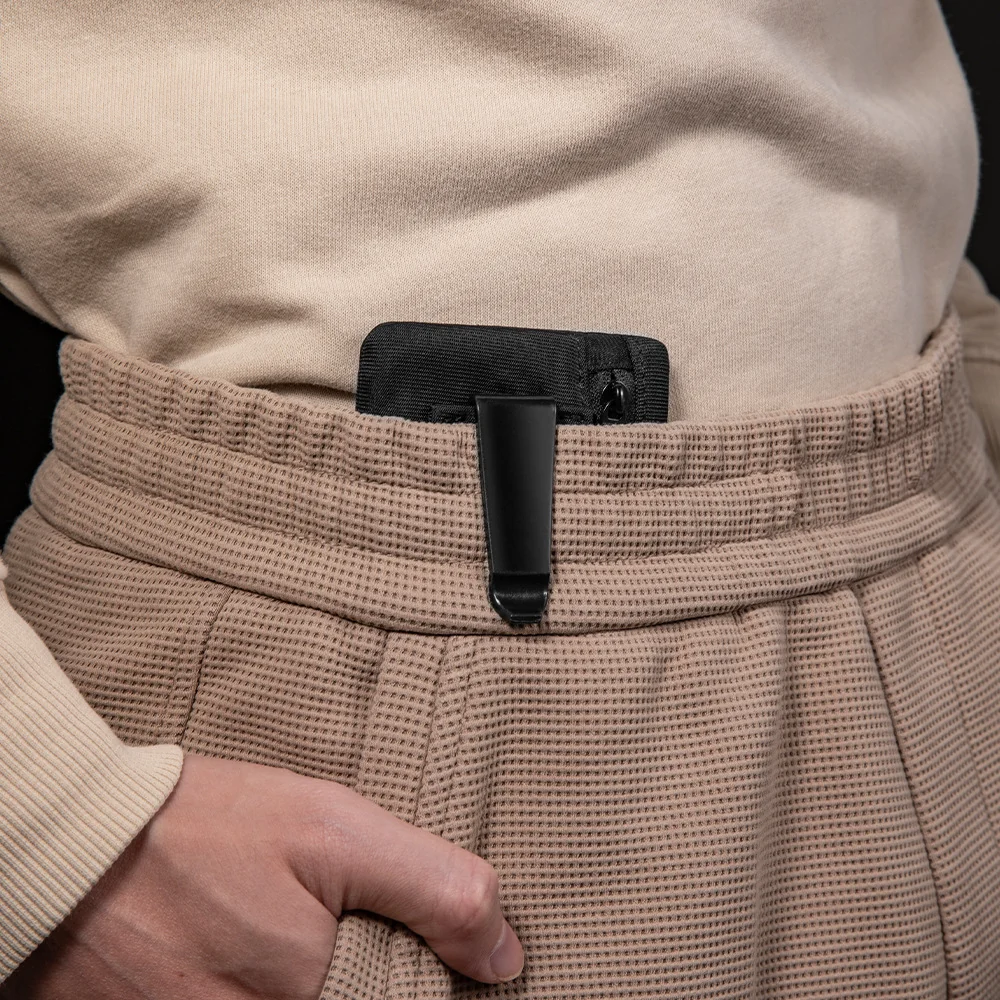 RFID-Blocking Concealed Waist-Clip Travel Wallet for Cards and Coins — application 011
